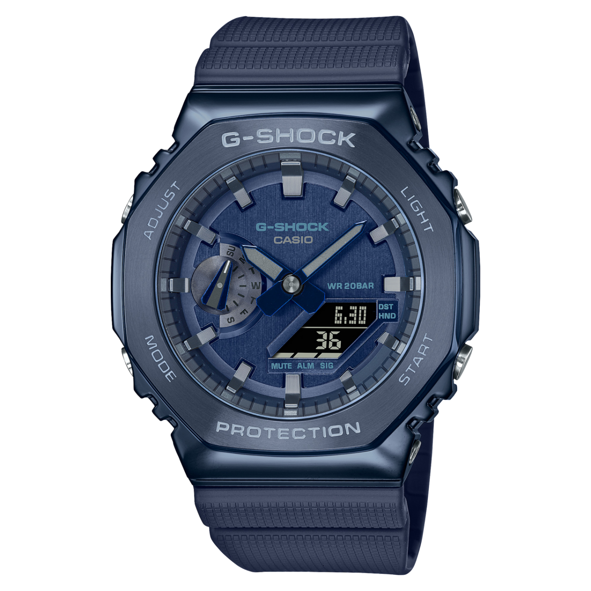 Blue metal GM-2100N watch